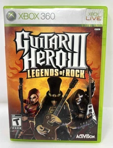 Guitar Hero III 3: Legends Of Rock (Xbox 360) CIB COMPLETE - Picture 1 of 3