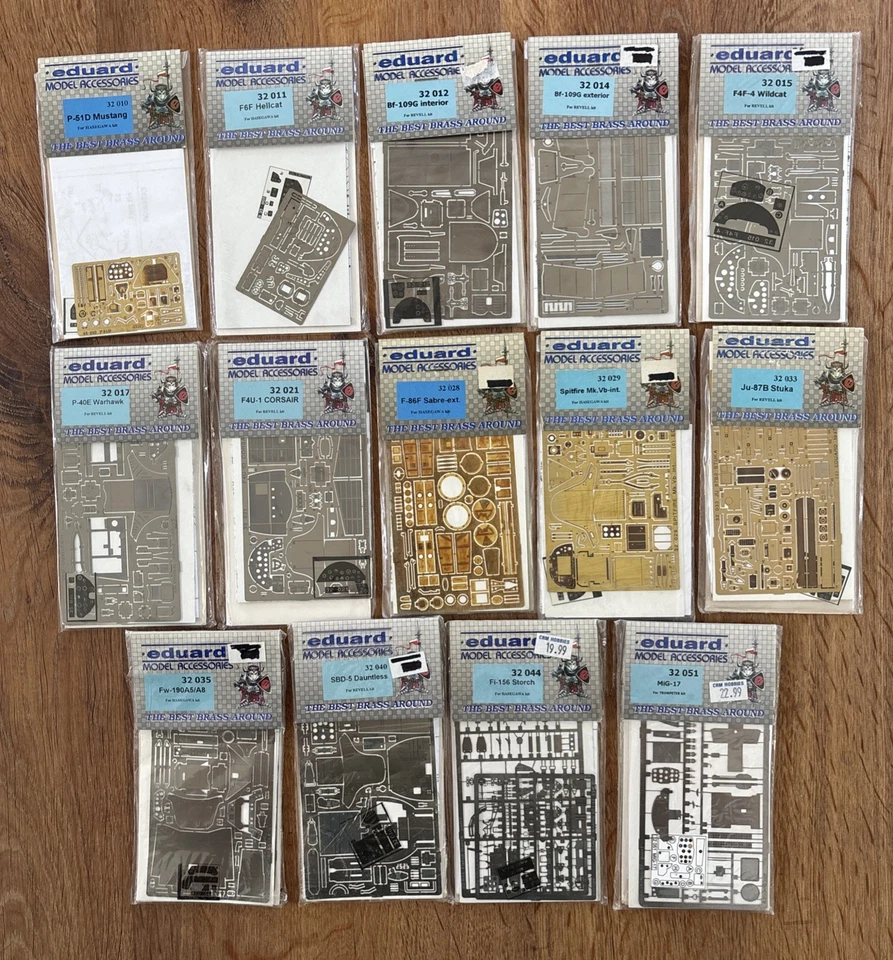 New Old Stock Eduard Model Accessories 1/32 Scale Photo Etch Set - Image 1 of 1