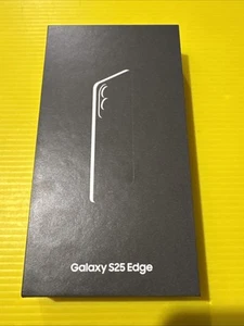 Samsung Galaxy S25 Edge - 256GB/12GB - Titanium Jetblack (1 Day Use) As New Cond - Picture 1 of 8