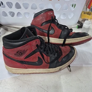Nike air High Tops size 11 Red and Black - Picture 1 of 5