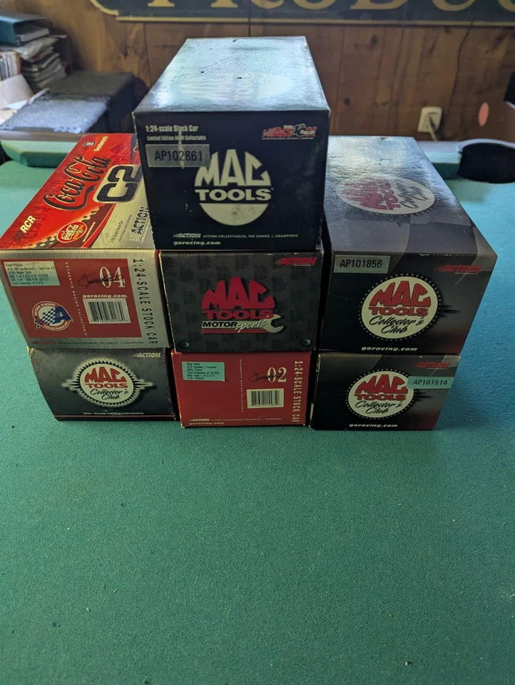 Mac Tools Collectors Club 7 Car/Bank Lot + Coca Cola Matchbox Collectible - Image 1 of 4
