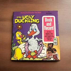 Vintage The Ugly Duckling Book And Record Peter Pan 45 RPM 1971 - Bild 1 von 8