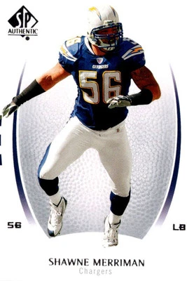 2007 SP Authentic Shawne Merriman San Diego Chargers #81 - Image 1 of 2