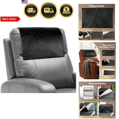 躺椅头枕保护膜防水人造皮革防滑沙发套 — 第 1/4 张图片