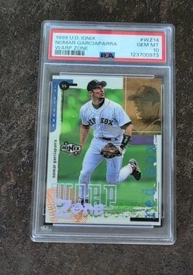 1999 年 UD Ionix Warp Zone WZ14 Nomar Garciaparra PSA 10 Gem Mint Pop 1 — 第 1/3 张图片
