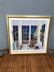 Madison Square by Thomas Mcknight Art Print in Golden Frame - 29" x 2" x 28" - Bild 1 von 10