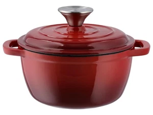 SILVERCREST® Premium-Gusseisentopf, mit Drop-System 16 cm (Rot) - B-Ware - Bild 1 von 6