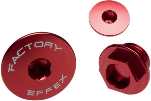 Factory Effex Engine Plug Kit - Red Motorcycle Dirt Bike 12-36310 466011 - Image 1 of 3