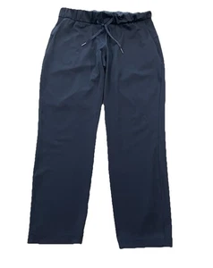 Pantalone donna Lululemon elasticizzato vita alta joggers coulisse vita taglia 10 nero - Foto 1 di 11