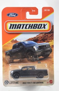 Matchbox Off-Road Black 2022 Ford F-150 Lightning 2024 1/64 Diecast Card Variant - Picture 1 of 4