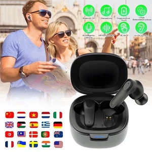 AI Übersetzer Kopfhörer Bluetooth Echtzeit Übersetzer Ohrhörer mit 144 Sprachen - Bild 1 von 14