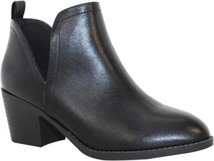 TRENDSUP Ankle Boots for Women Chelsea Square Toe Chunky Low Heel Booties... - Picture 1 of 36