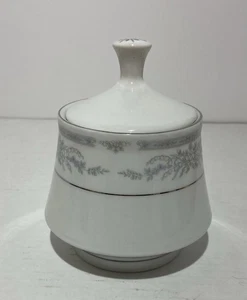 Crown Ming Fine China Jian Shiang Royal Palm  Sugar Bowl - Picture 1 of 5