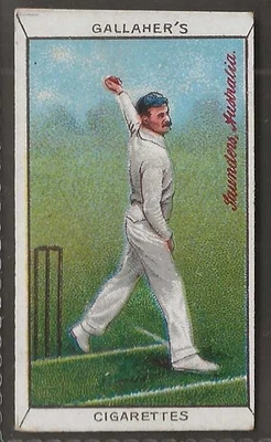 GALLAHER-SPORTS SERIES 1912-#081- CRICKET - AUSTRALIA - SAUNDERS - Image 1 of 2
