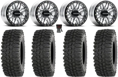 Raceline Ryno Bdlk 15" Mh Wheels 33" BDC Tires Can-Am Commander Maverick - Imagem 1 de 4