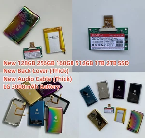 ✅Pour iPod Classic Vidéo 7ème Génération 128/256/512Go/1/2To SSD+KIT avec Batterie 3000mAh - Photo 1/12