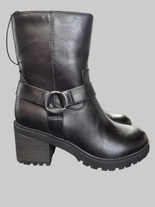 Universal Thread Combat Stiefel Damengröße 7,5 schwarz Greyson Harness Seitenreißverschluss NEU - Bild 1 von 13