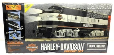 SEALED MTH Trains 30- 4120-1 HARLEY DAVIDSON Diesel Freight Set w/ ProtoSounds 2 - Image 1 of 4