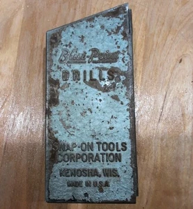 Vintage Blue Point by Snap on Tools Metallbohrer Indexkoffer 1/64 bis 1/4 - Bild 1 von 7