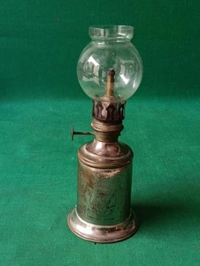 ANTICA LAMPADA FRANCESE DA TAVOLO A PETROLIO LUME LAMPE PIGEON CLAMFOR. CV16 - Foto 1 di 7