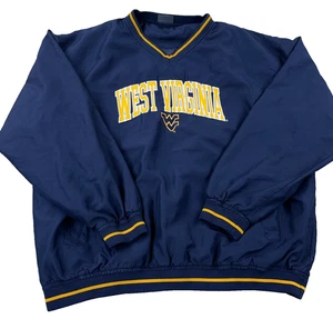 Veste d'alpiniste West Virginia homme grand pull coupe-vent WVU cousu A19 - Photo 1/10