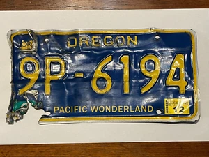 Oregon Pacific Wonderland Nummernschild 150 Jahre Feier mit Etikett ZERSTÖRT - Bild 1 von 2
