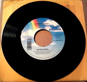 Raybon Bros - Butterfly Kisses / Butterfly Kisses (Instrumental) 7" 45 jukebox - Picture 1 of 2