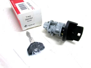 NOS! STRATTEC 701757 IGNITION CYLINDER w/ KEYS, 90-94 CHRYSLER DBL SIDED - Foto 1 di 1