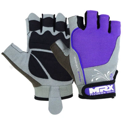 Guantes de levantamiento de pesas entrenamiento gimnasio mujer fitness guantes correas cuero Amara Foto 1 de 2