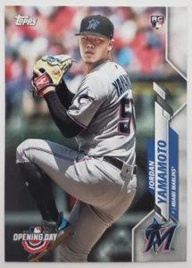 Jordan Yamamoto Rookie RC 2020 Topps 29 Miami Marlins - Imagen 1 de 2
