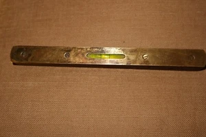 Vintage W Marples & Sons 10” Boat Level Pat No: 423896 Mahogany & Brass - Picture 1 of 6