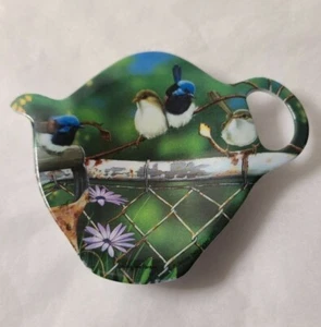 Ashdene Tea bag holder 100% Melamine Birds design - Bild 1 von 5