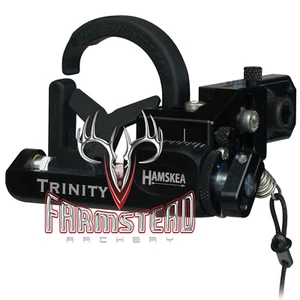 Hamskea Archery Arrow Rest Trinity Hunter Pro Micro-Tune Black Right Hand #37505 - Picture 1 of 1