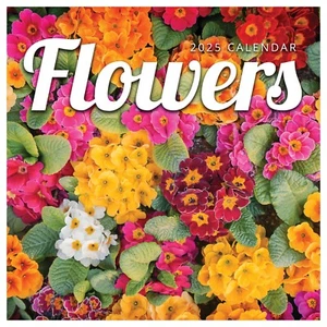 2025 Flowers Wall Calendar - Picture 1 of 5