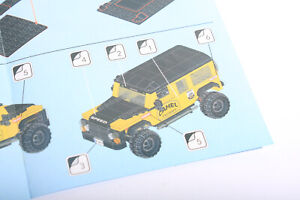 MOC Landrover 110 Yellow Offroad hardtop - NEW - Stickers - 333 pieces