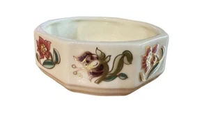 Vintage Zsolnay Ungarn Schmuckschatulle signiert handbemalt 3" floral signiert - Bild 1 von 11