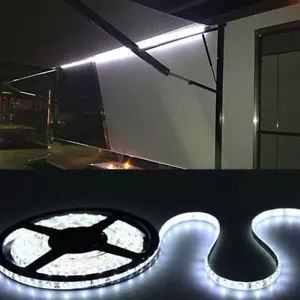 For Dometic 9100 Series 12V 16FT RV Awning Party Bright White Led Light Strip - Bild 1 von 12