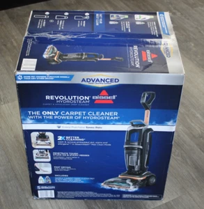 BISSELL Revolution HydroSteam Carpet Cleaner - Black (3428) - NEW - Picture 1 of 4