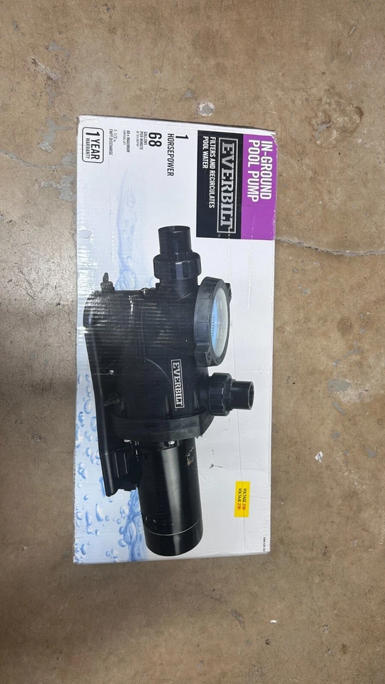Everbilt 1 HP , 2-Speed 230V Model Pool Pump In Ground SPP10002-2SP   - Image 1 of 4