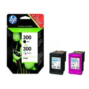 PACK ORIGINALE HP 300BK + HP 300C CN637EE PER HP D2560 F4210 F4224 F4272 F4280 C - Foto 1 di 1
