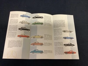 Seltener 60er Jahre Mercedes Benz Produktionsprogramm Prospekt 190 SL 300 SL usw. - Bild 1 von 3