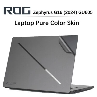 Carbon Vinyl Laptop Sticker Skin Decals for ASUS M16 Air GU605M 16" 2024 - Image 1 of 4