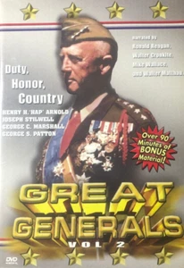 Great Generals DVD VOL 2 Volume - Rare WW2 War EDU DOCO - REGION - B & W - Picture 1 of 3