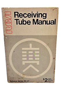 Receiving Tube Technical Manual RCA Series RC-27 1970 - Picture 1 of 10