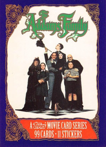 1991 TOPPS MOVIE CARD SERIES: THE ADDAMS FAMILY #1 " ADDAMS FAMILY" VG