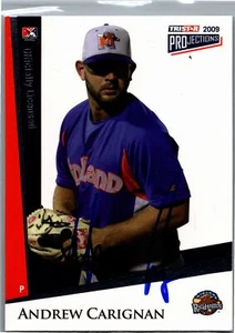TriStar Projections #204 2009 Andrew Carignan firmado/auto Midland RockHounds - Imagen 1 de 2