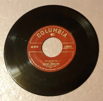 Doris Day Sugarbush/How Lovely Cooks The Meat by Columbia Records 45rpm 7" Vinyl - Image 1 of 2