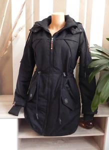 Marikoo * hübscher Winter Parka Jacke gefüttert mit abnehmbarer Kapuze Gr. 38 M - Bild 1 von 19
