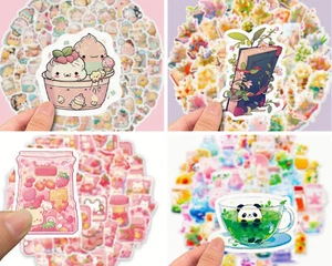 10 pcs random cute vinyl stickers for phonecase notebook water bottle decoration - Picture 1 of 13