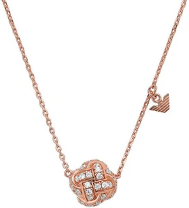 Emporio Armani Womens 100% Sterling Silver  Eagle Charm Necklace 16" Long - Picture 1 of 6